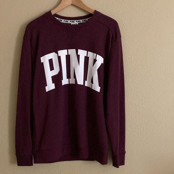 PINK Victoria's Secret Tops - NWT VICTORIA SECRET PINK Pullover Sweatshirt